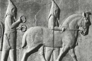 The Sakas Gifting Their Best Horses to the Persian King at Persopolis Shiraz